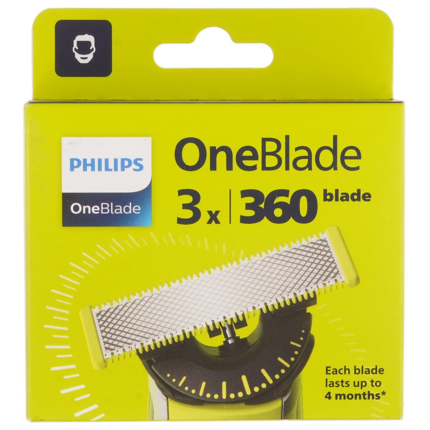 Сменное лезвие Philips Oneblade 360 QP430/50, 3 шт
Сменное лезвие Philips Oneblade 360 QP430/50, 3 шт