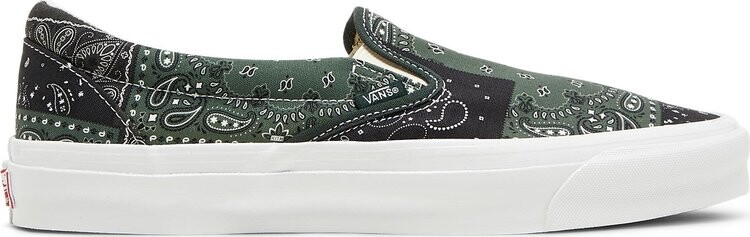 Кеды Vans Kith x Vault OG Classic Slip-On LX Bandana - Scarab, зеленый
Кеды Vans Kith x Vault OG Classic Slip-On LX Bandana - Scarab, зеленый