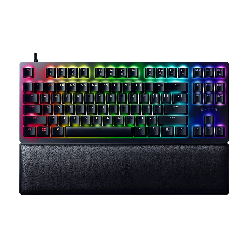 Клавиатура игровая Razer Huntsman V2 TKL, Clicky Purple, черный, английская раскладка
Клавиатура игровая Razer Huntsman V2 TKL, Clicky Purple, черный, английская раскладка