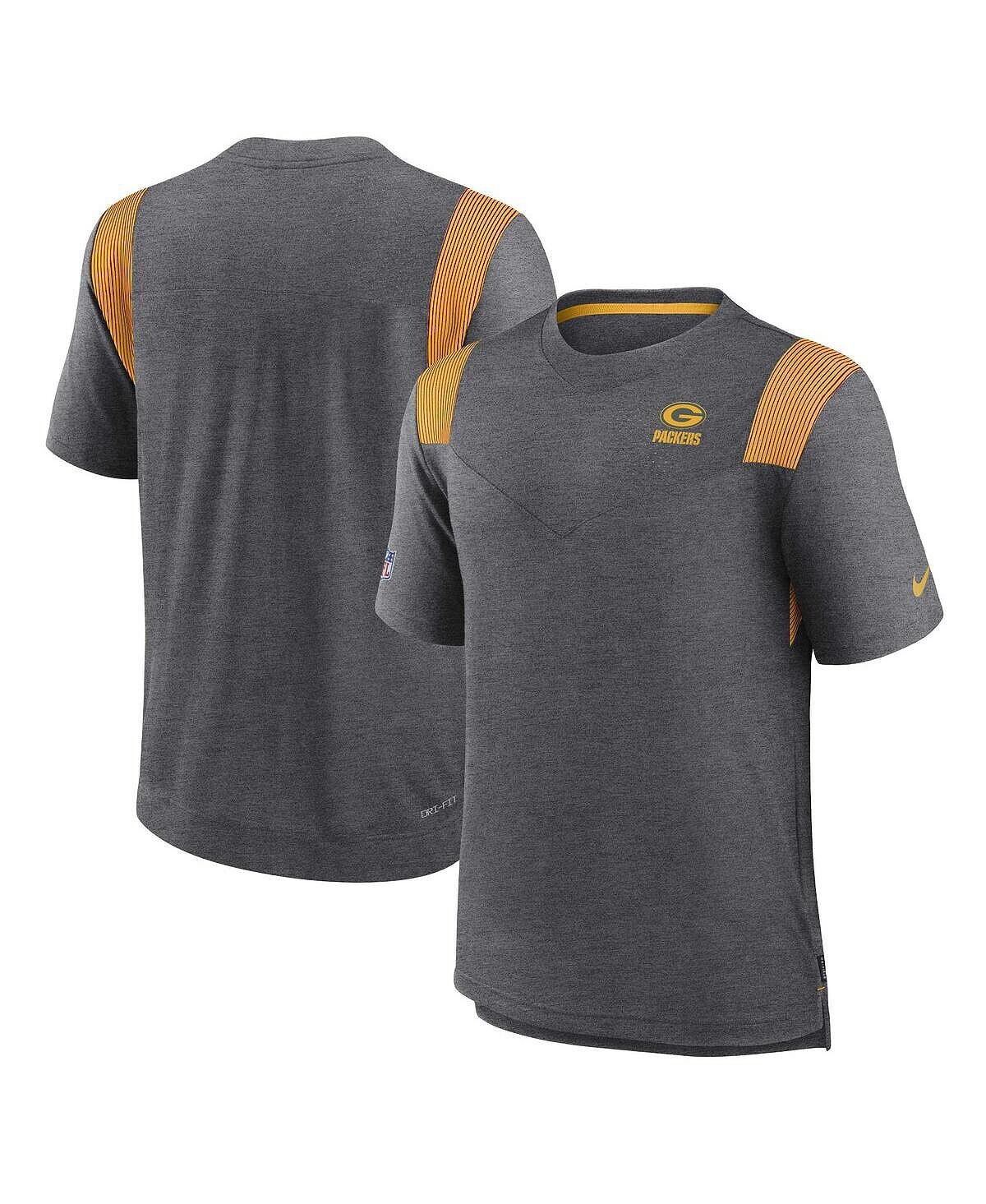 Мужская футболка heather charcoal green bay packers sideline tonal logo performance player Nike, мульти
Мужская футболка heather charcoal green bay packers sideline tonal logo performance player Nike, мульти