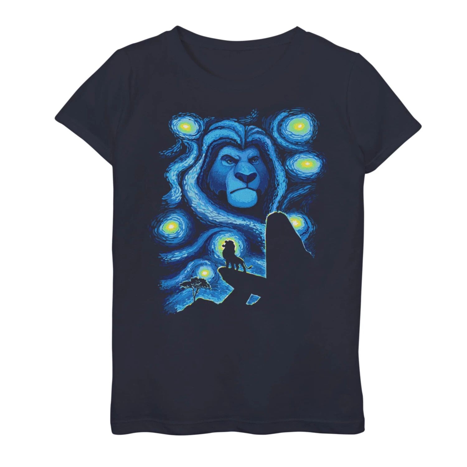 Футболка Disney's The Lion King для девочек 7–16 лет Mufasa Starry Night Pride Rock с рисунком Disney
Футболка Disney's The Lion King для девочек 7–16 лет Mufasa Starry Night Pride Rock с рисунком Disney