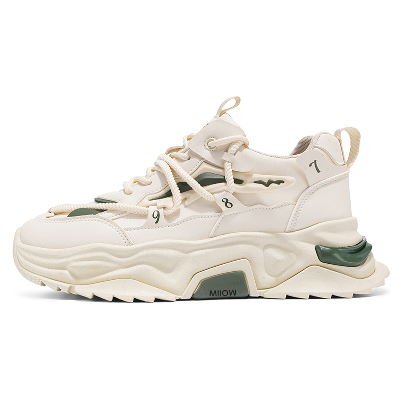MIIOW Мужские бежевые кроссовки на массивной подошве, цвет Beige
MIIOW Мужские бежевые кроссовки на массивной подошве, цвет Beige
