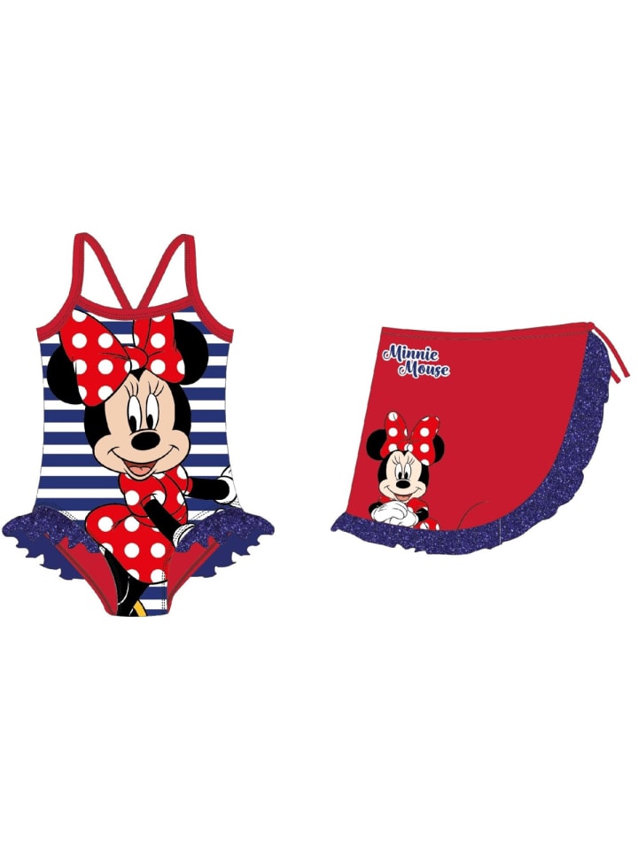Disney Minnie Mouse Детский купальник Disney Минни Маус с саронгом, красный
Disney Minnie Mouse Детский купальник Disney Минни Маус с саронгом, красный