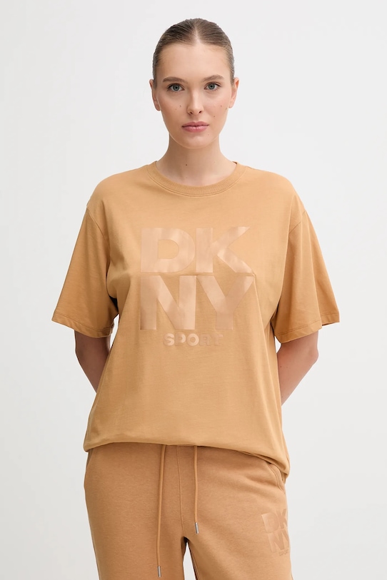 Футболка из хлопка Dkny, коричневый
Футболка из хлопка Dkny, коричневый