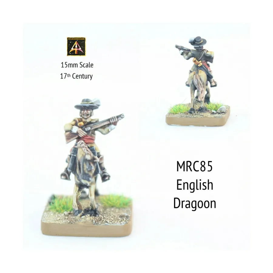 Английский драгун в широкой шляпе, Altuos Historical Miniatures - The 17th Century (15mm)
Английский драгун в широкой шляпе, Altuos Historical Miniatures - The 17th Century (15mm)