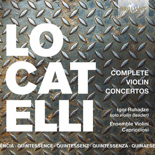 CD диск Locatelli / Ruhadze: Complete Violin Concertos
CD диск Locatelli / Ruhadze: Complete Violin Concertos