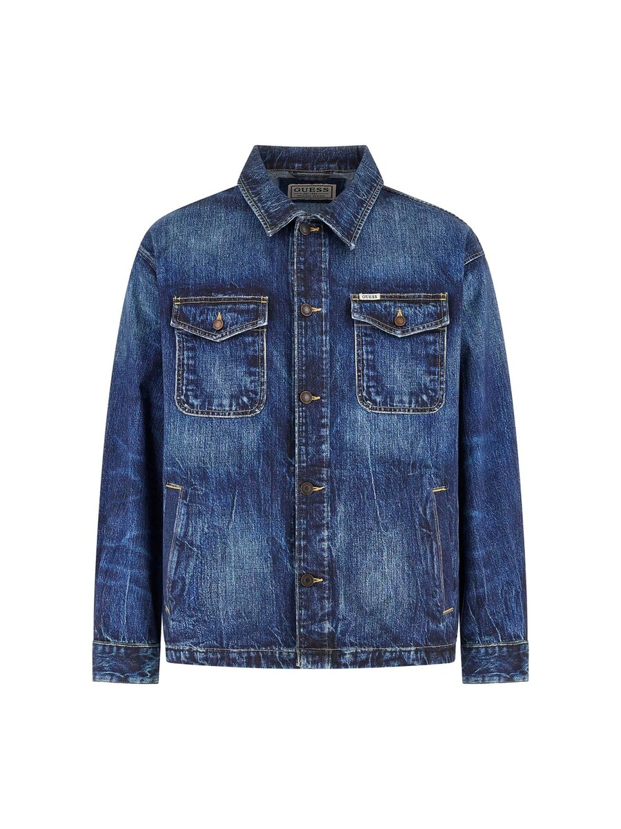 Куртка межсезонная GUESS, синий деним
Куртка межсезонная GUESS, синий деним