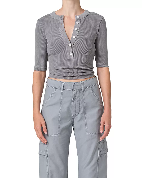 Футболка-Поло с коротким рукавом Nali Citizens Of Humanity, серый
Футболка-Поло с коротким рукавом Nali Citizens Of Humanity, серый