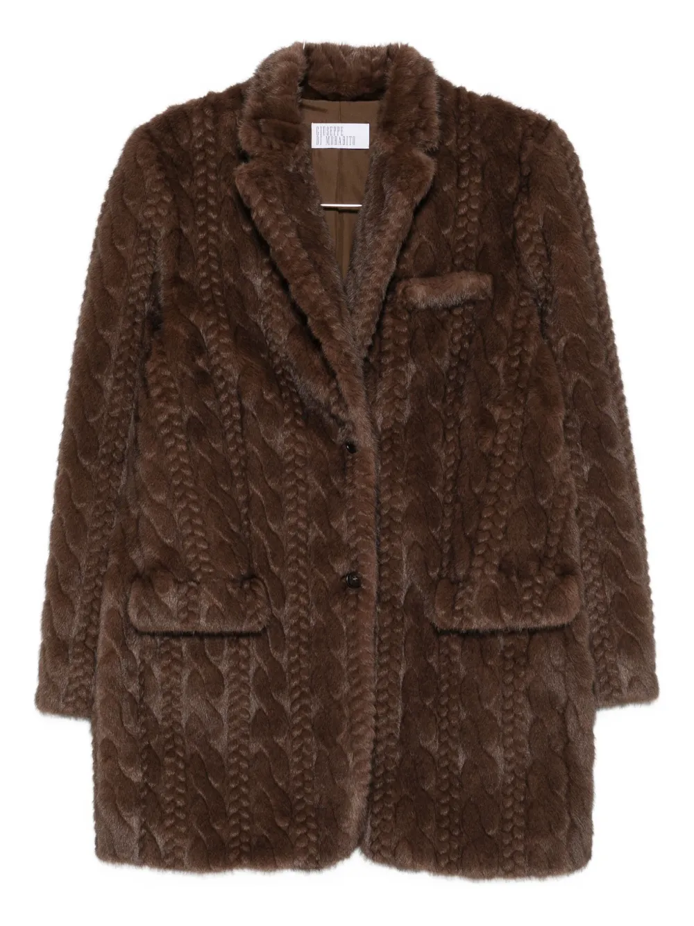 Коричневая эко-шуба Giuseppe Di Morabito, коричневый
Коричневая эко-шуба Giuseppe Di Morabito, коричневый