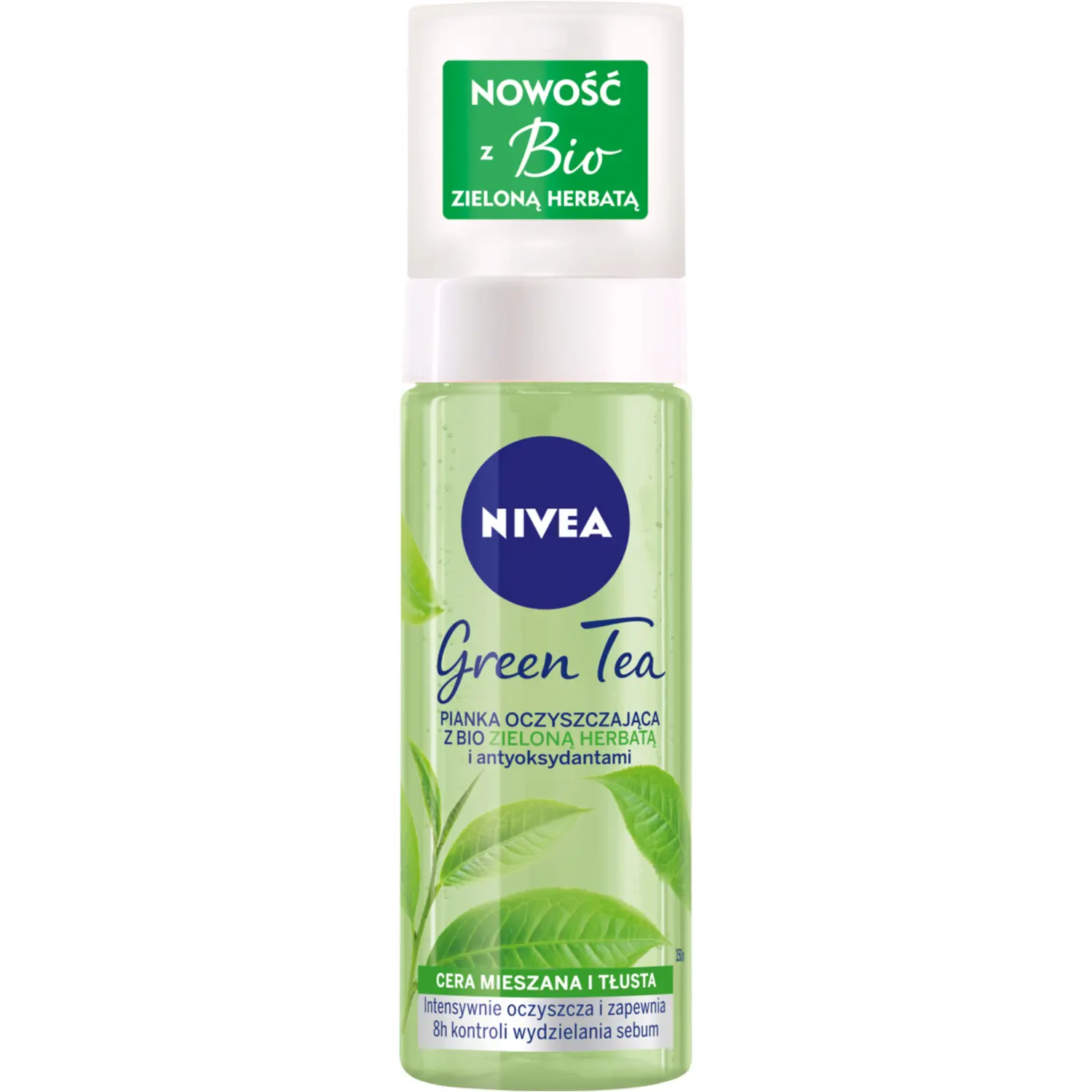 Nivea Green Tea очищающая пенка для лица, 150 мл
Nivea Green Tea очищающая пенка для лица, 150 мл