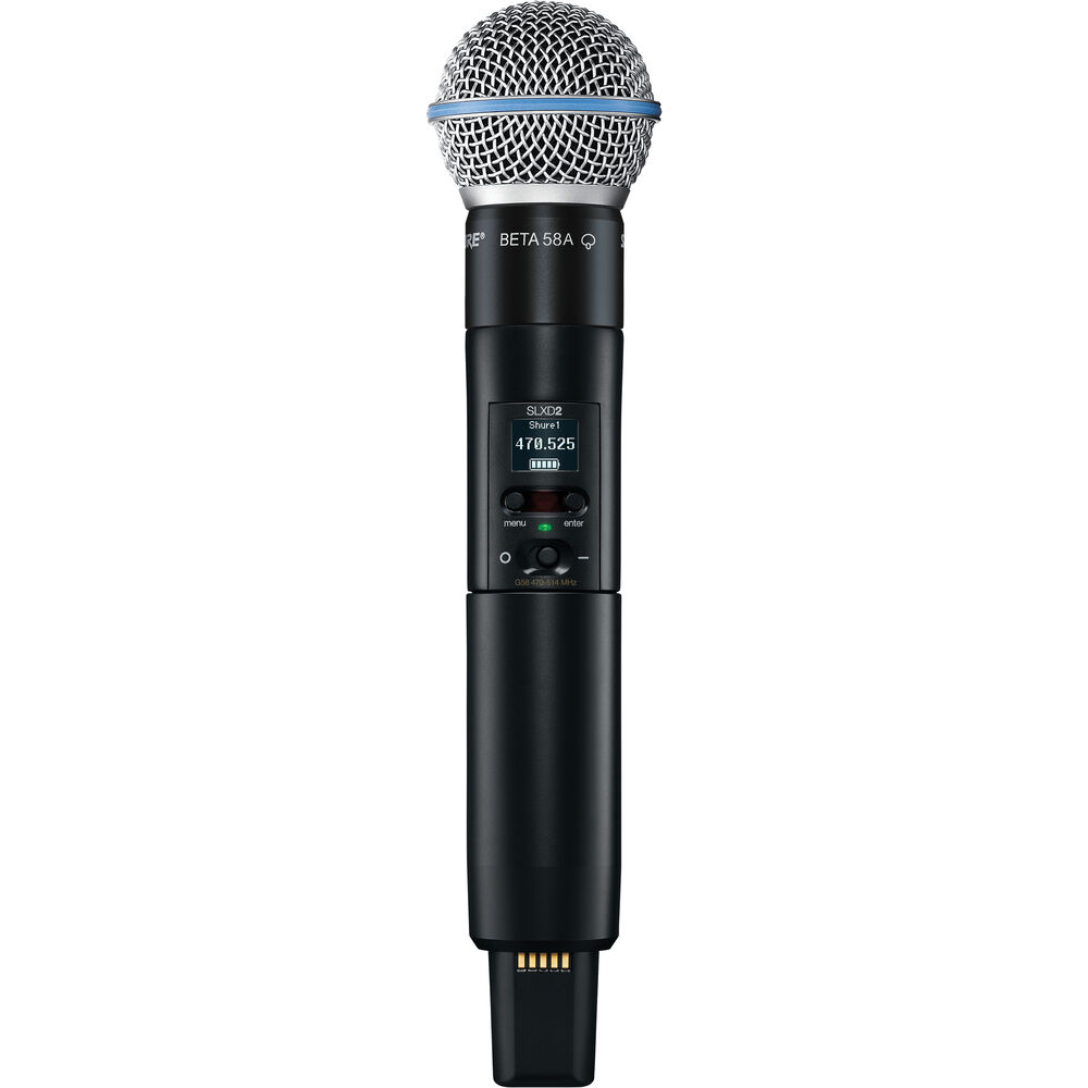 Беспроводной передатчик Shure SLXD2/B58 Digital Wireless Handheld SLXD2/B58-H55
Беспроводной передатчик Shure SLXD2/B58 Digital Wireless Handheld SLXD2/B58-H55