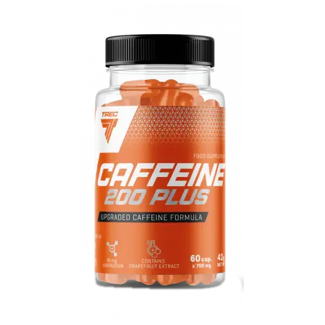 Trec Caffeine 200 Plus биологически активная добавка со стимулирующим эффектом, 60 кап./1 упак.
Trec Caffeine 200 Plus биологически активная добавка со стимулирующим эффектом, 60 кап./1 упак.