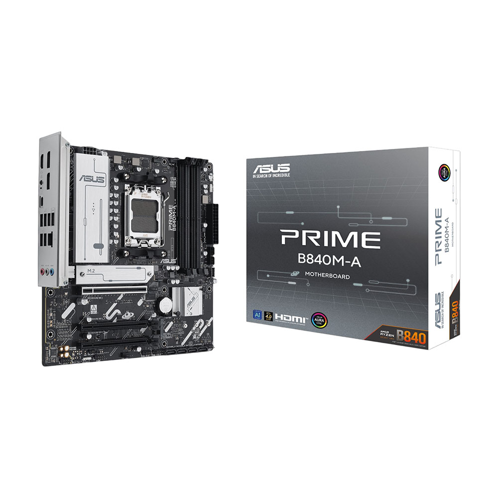 Материнская плата Asus Prime B840M-A, AM5, DDR5
Материнская плата Asus Prime B840M-A, AM5, DDR5