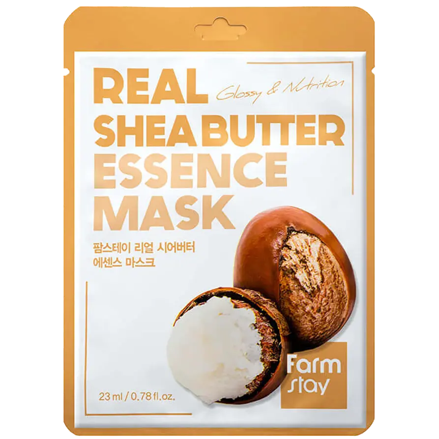 Farmstay Real маска для лица с маслом ши, 23 мл
Farmstay Real маска для лица с маслом ши, 23 мл