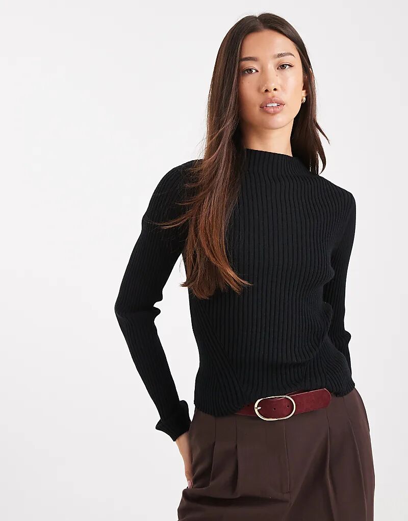 Топ с высоким воротом ASOS DESIGN, трикотажный, с отделкой в рубчик, черный
Топ с высоким воротом ASOS DESIGN, трикотажный, с отделкой в рубчик, черный