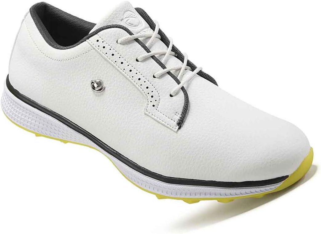 Мужские гольф-туфли VEACAM без шпилек, удобные кожаные кроссовки для прогулок и спорта на открытом воздухе, желтый
Мужские гольф-туфли VEACAM без шпилек, удобные кожаные кроссовки для прогулок и спорта на открытом воздухе, желтый