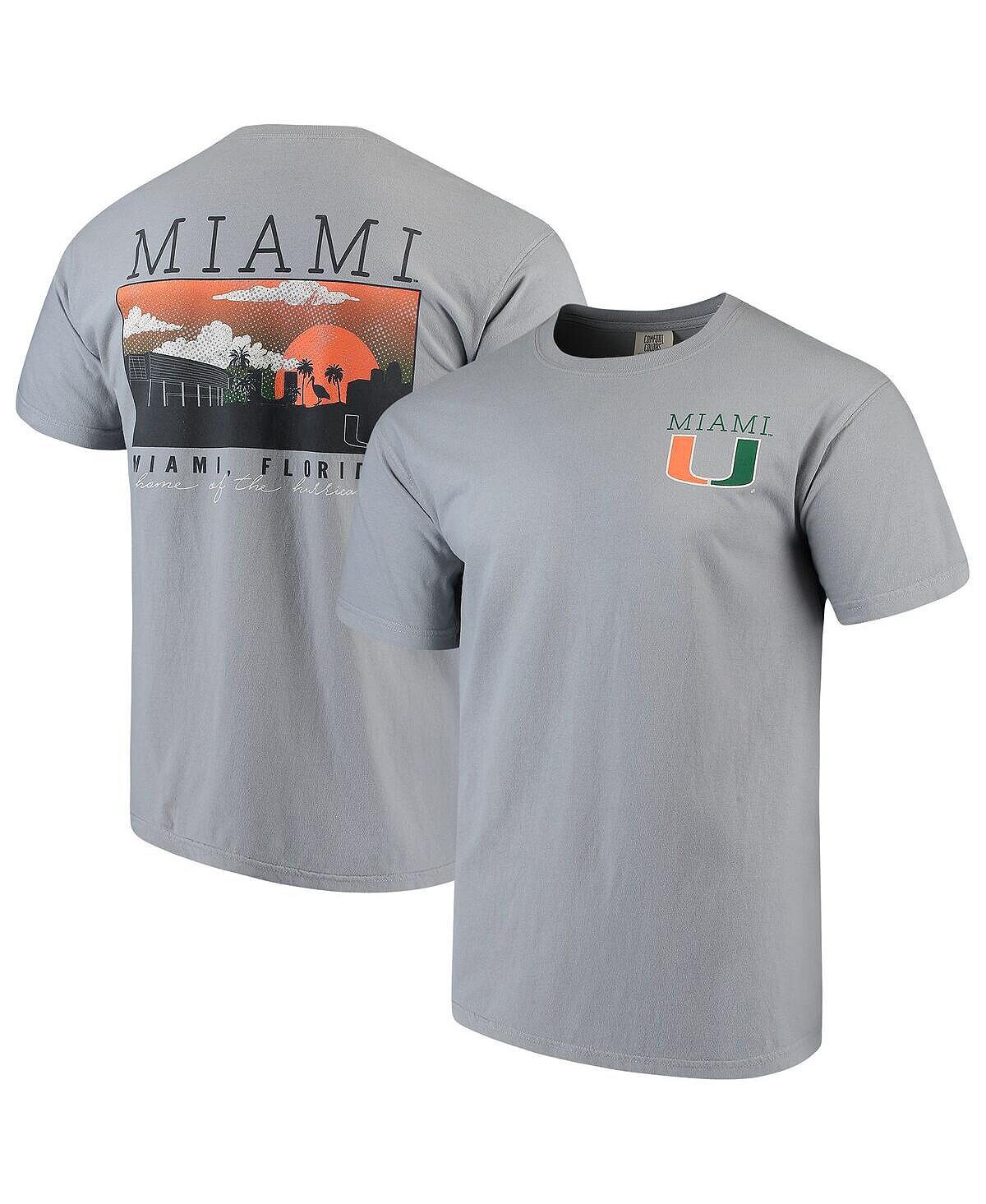 Мужская серая футболка miami hurricanes comfort colours campus scenery Image One, серый
Мужская серая футболка miami hurricanes comfort colours campus scenery Image One, серый