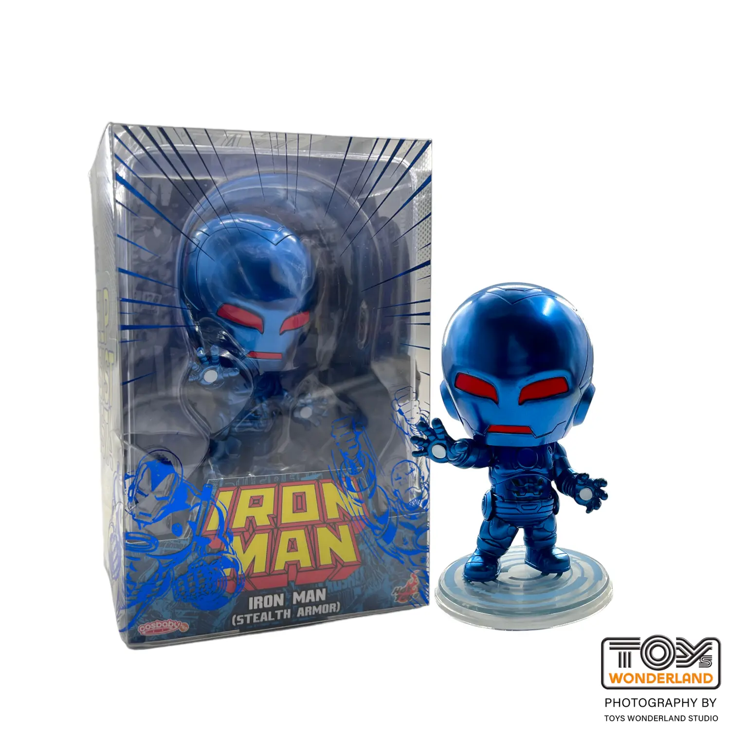 Фигурка Hot Toys Marvel Comics, Iron Man (Stealth Armor) Cosbaby (S) COSB906, 11 см
Фигурка Hot Toys Marvel Comics, Iron Man (Stealth Armor) Cosbaby (S) COSB906, 11 см