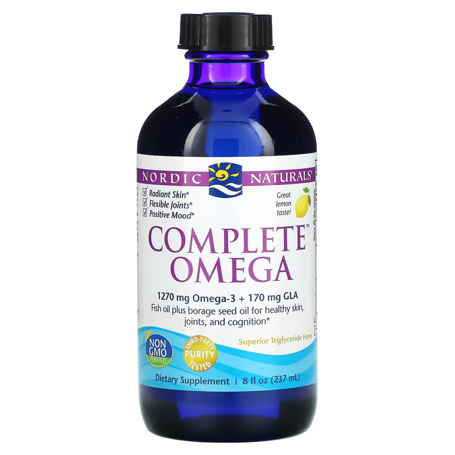 Nordic Naturals, Complete Omega, с лимонным вкусом, 237 мл (8 жидк. унций) 
Nordic Naturals, Complete Omega, с лимонным вкусом, 237 мл (8 жидк. унций)