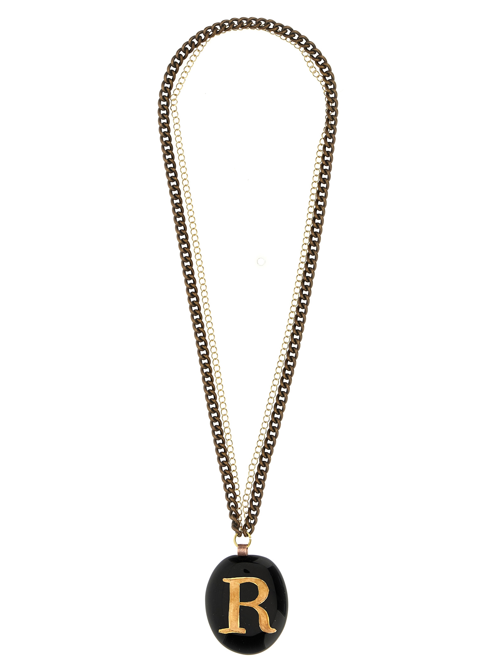 Колье средней длины 'R' VETROFUSO, черный
Колье средней длины 'R' VETROFUSO, черный