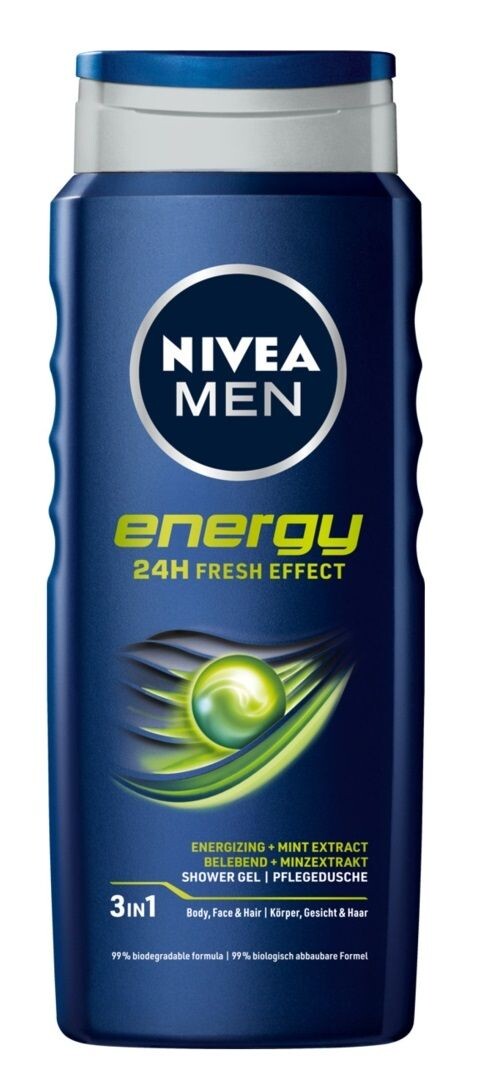Nivea Men Energy гель для душа, 500 ml
Nivea Men Energy гель для душа, 500 ml
