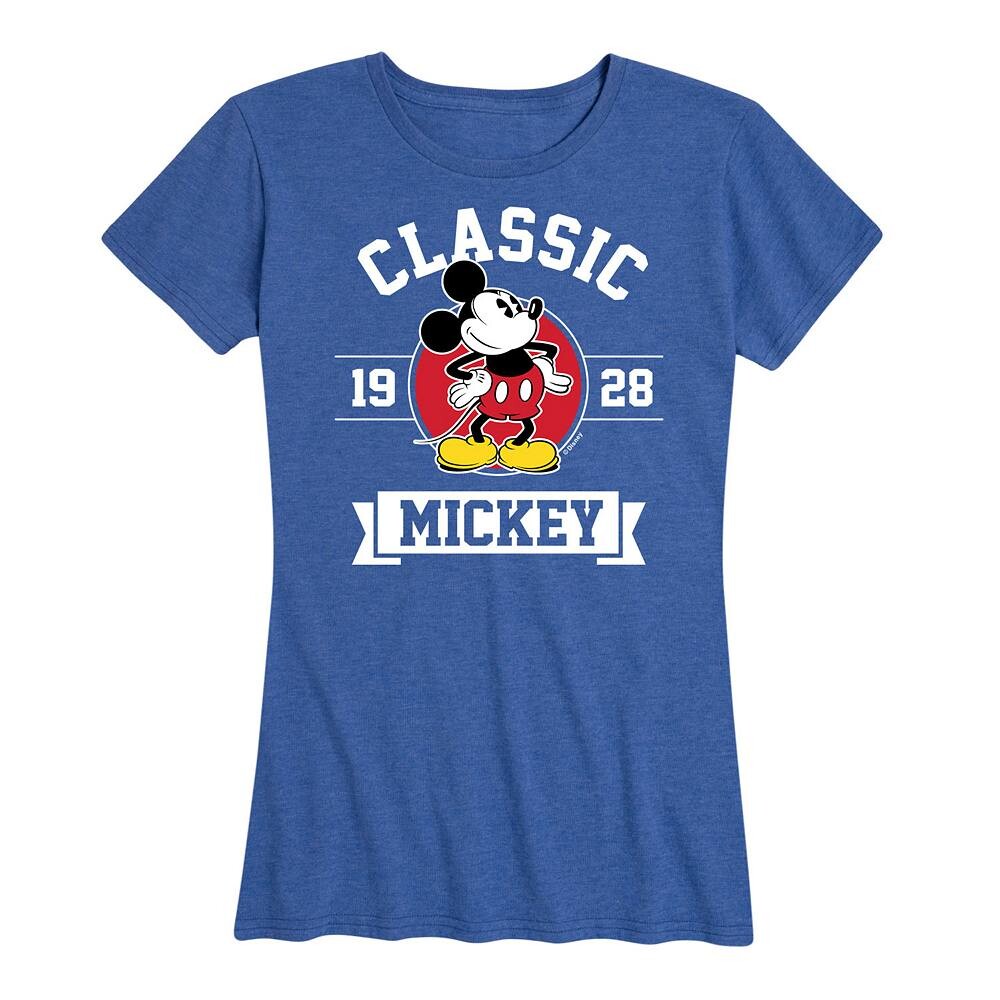 Женская классическая футболка с рисунком Микки Мауса Disney's 1928 года, цвет Heather Royal Blue
Женская классическая футболка с рисунком Микки Мауса Disney's 1928 года, цвет Heather Royal Blue