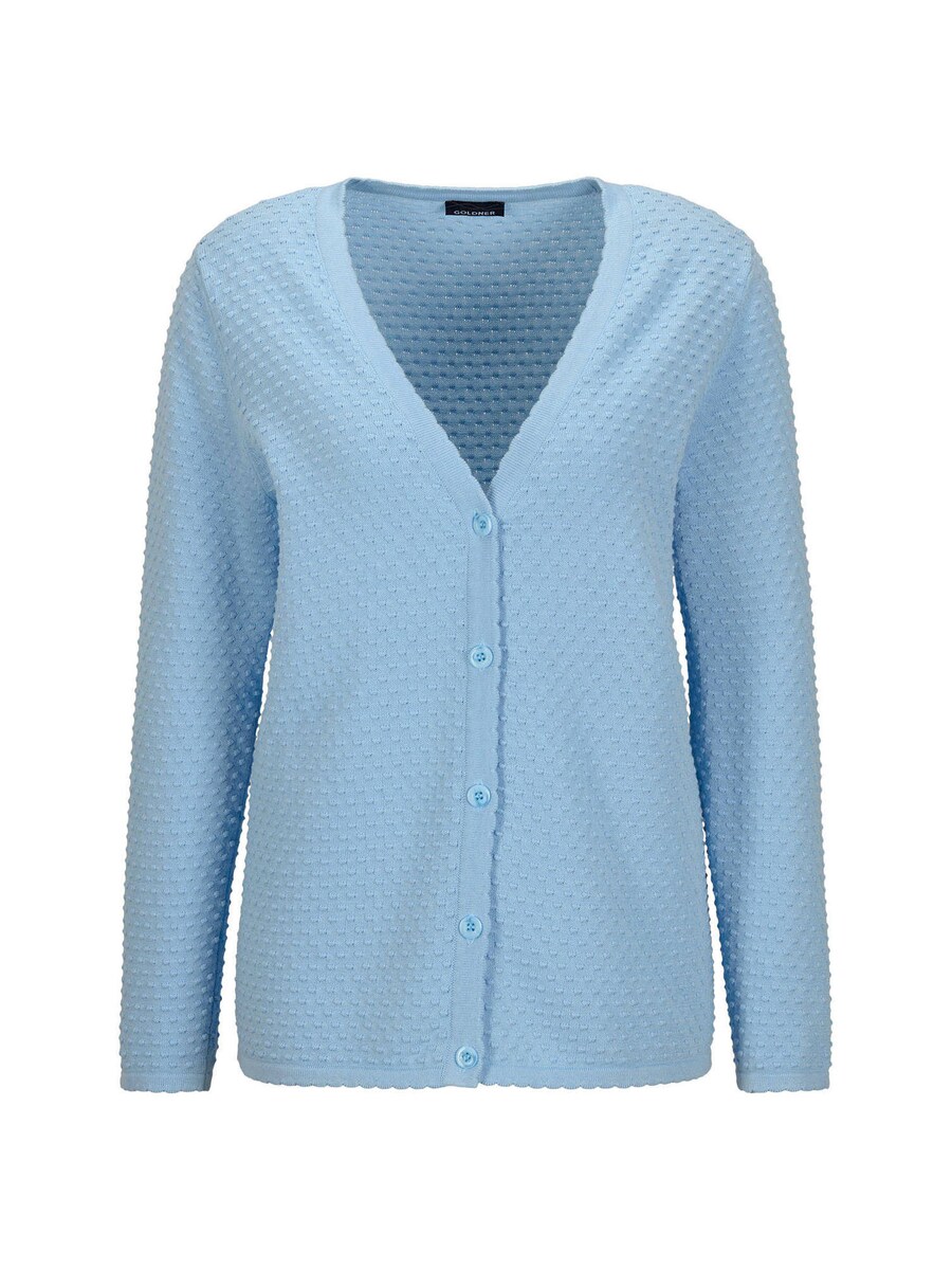 Вязаный кардиган Goldner, светло-голубой
Вязаный кардиган Goldner, светло-голубой