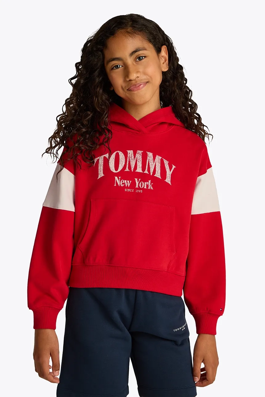 Детская хлопковая толстовка Tommy Hilfiger, красный
Детская хлопковая толстовка Tommy Hilfiger, красный