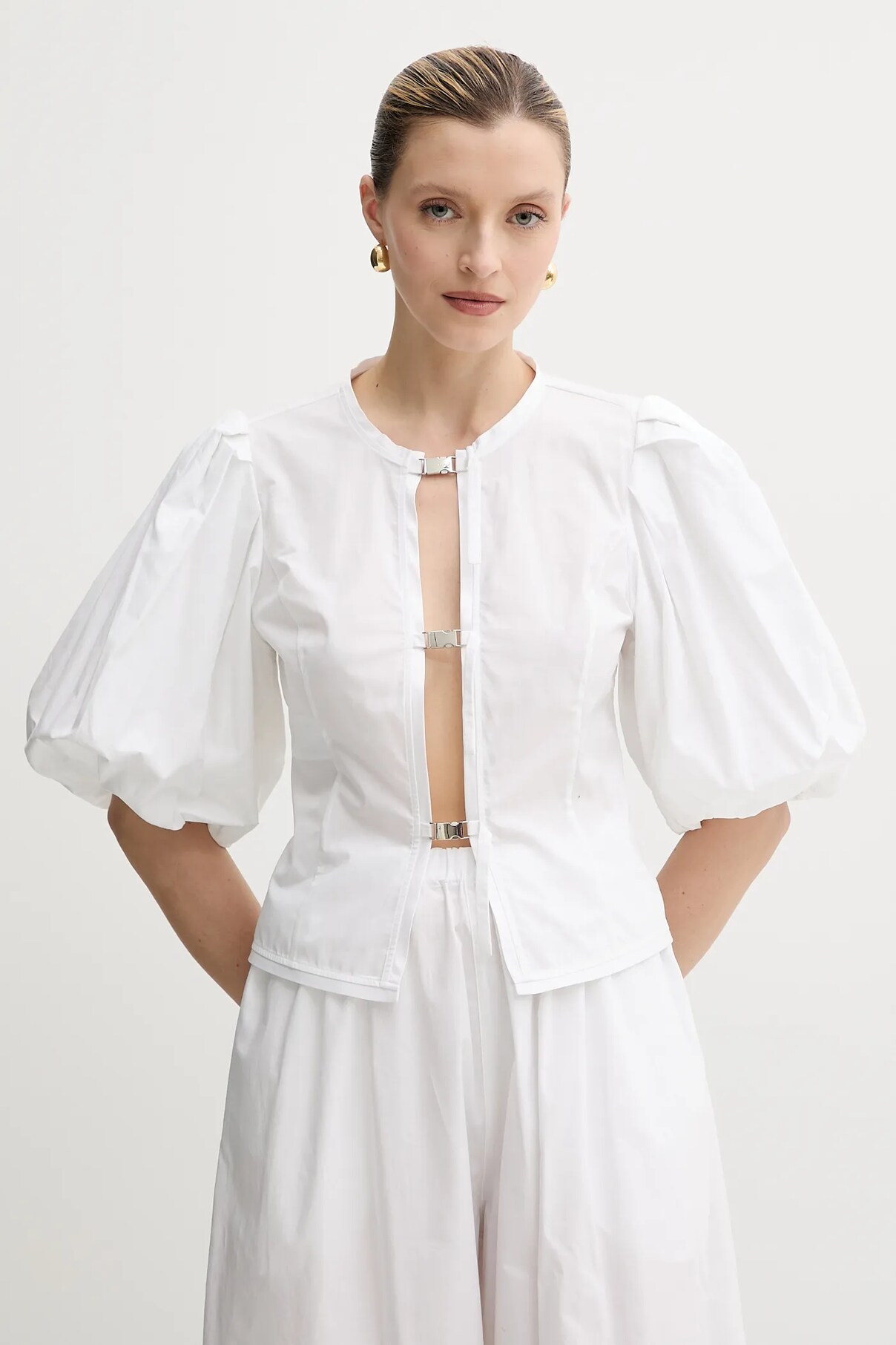 Блузка из хлопка Pinko, белый
Блузка из хлопка Pinko, белый