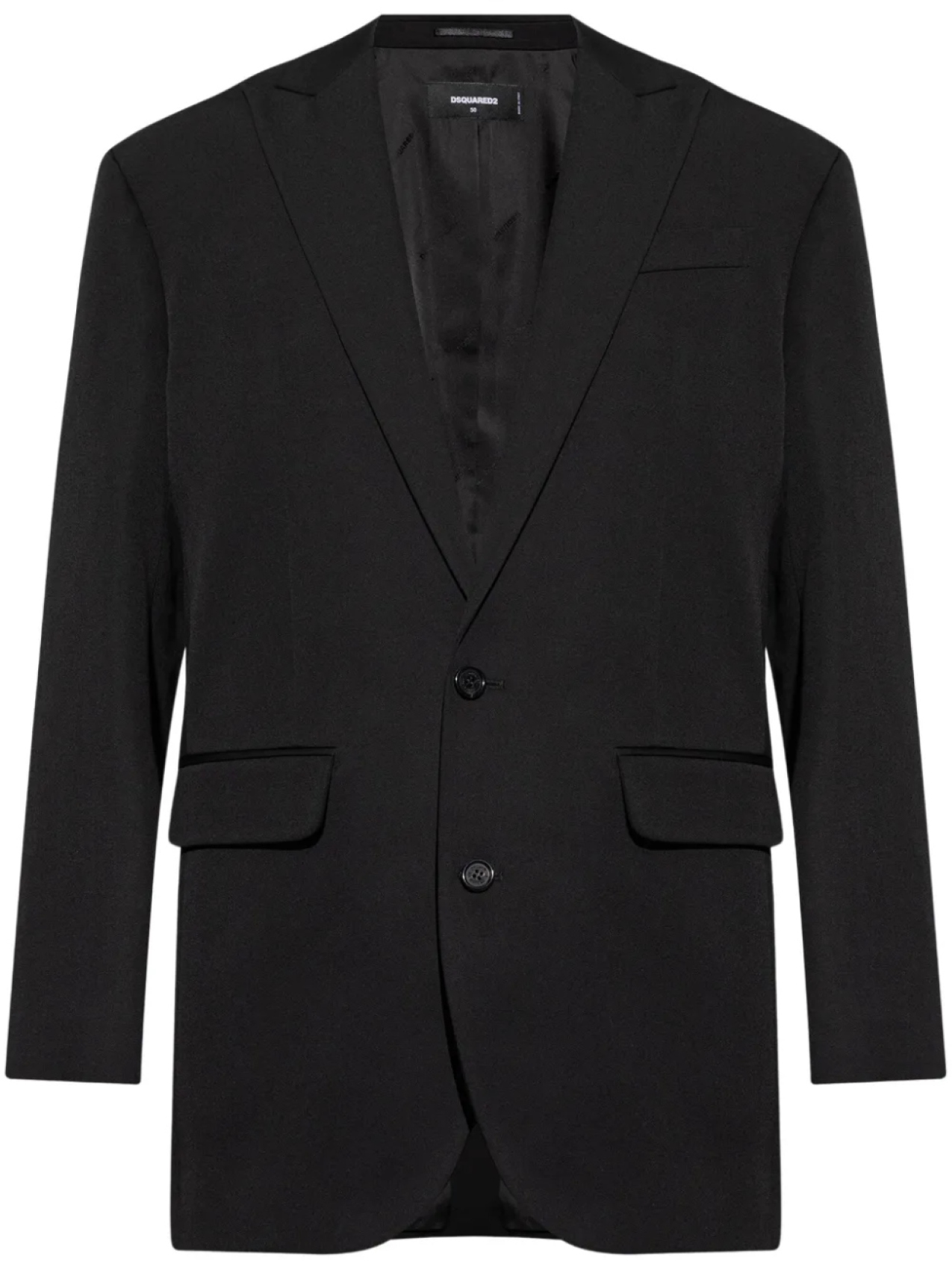 Однобортный пиджак DSQUARED2, черный 
Однобортный пиджак DSQUARED2, черный