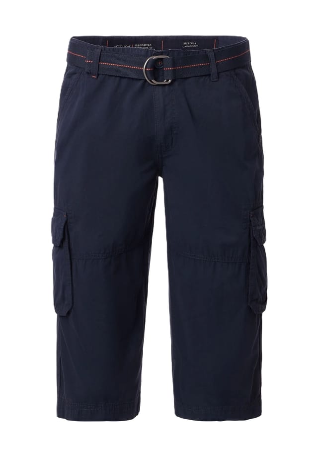 Брюки карго с ремнем длиной 3/4 Casamoda, синий
Брюки карго с ремнем длиной 3/4 Casamoda, синий