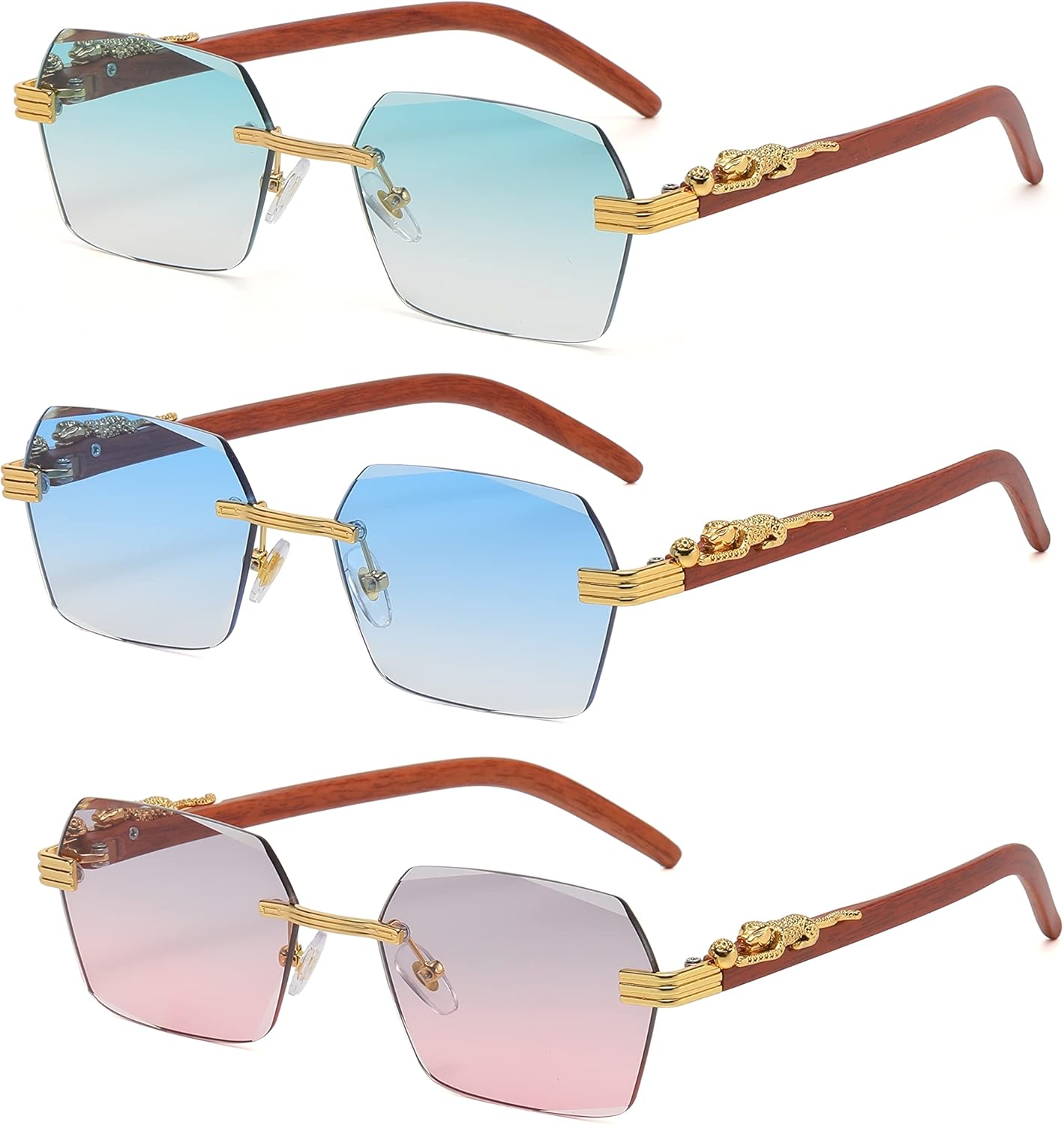 Безупречные очки. Ретро-солнцезащитные очки без оправы. Роскошные винтажные металлические прямоугольные солнцезащитные очки с тонированными цветными линзами FLAWLESS EYEWEAR, Teal-blue-pink
Безупречные очки. Ретро-солнцезащитные очки без оправы. Роскошные винтажные металлические прямоугольные солнцезащитные очки с тонированными цветными линзами FLAWLESS EYEWEAR, Teal-blue-pink