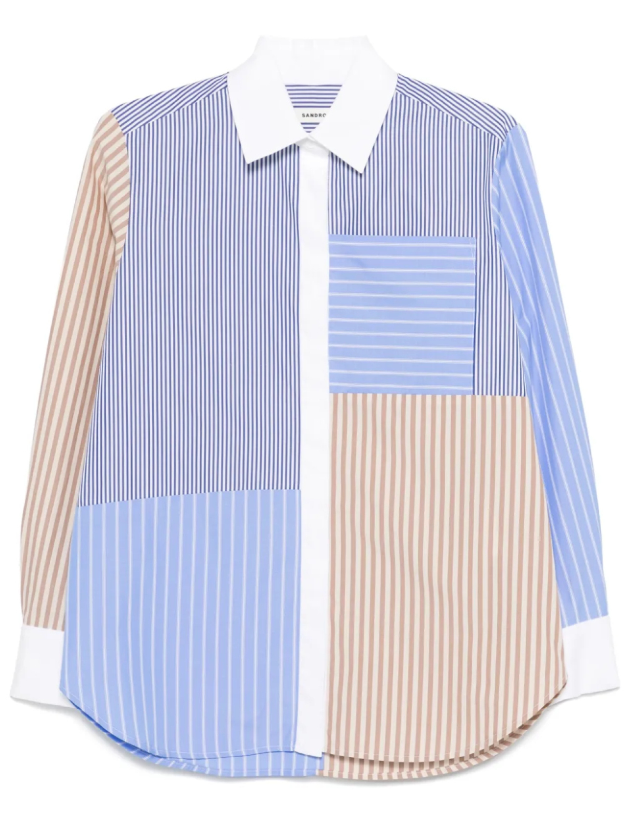 Рубашка в полоску SANDRO, синий
Рубашка в полоску SANDRO, синий