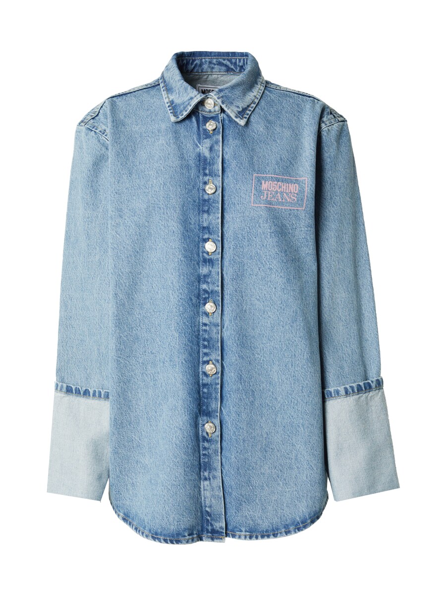 Блузка Moschino Jeans, синий деним
Блузка Moschino Jeans, синий деним
