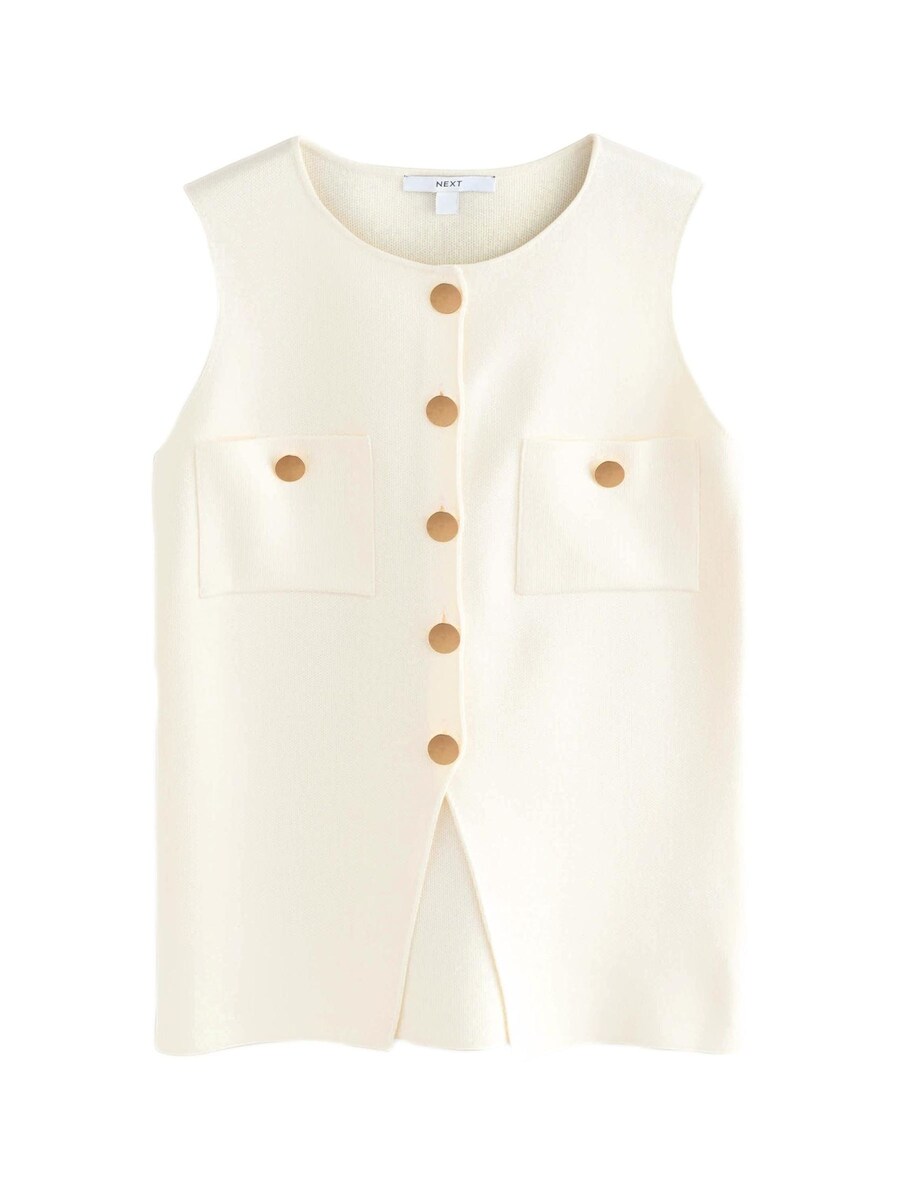 Вязаный жилет Next, белый
Вязаный жилет Next, белый