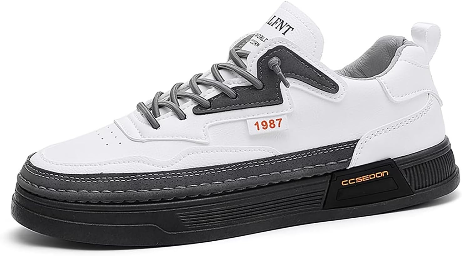 Мужские скейтерские кроссовки TERBOFIN, плоская подошва, модные кеды с верхом из PU-кожи, повседневная обувь для прогулок, белый/серый
Мужские скейтерские кроссовки TERBOFIN, плоская подошва, модные кеды с верхом из PU-кожи, повседневная обувь для прогулок, белый/серый