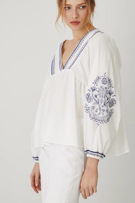 Хлопковая блузка Medicine, белый
Хлопковая блузка Medicine, белый