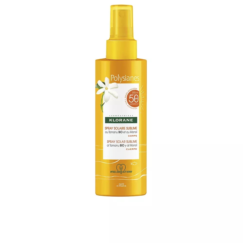 Солнцезащитный крем Polysianes Monoï Y Tamanu Bio Spray Solar Sublime Cuerpo Spf50 Klorane, 200 мл
Солнцезащитный крем Polysianes Monoï Y Tamanu Bio Spray Solar Sublime Cuerpo Spf50 Klorane, 200 мл