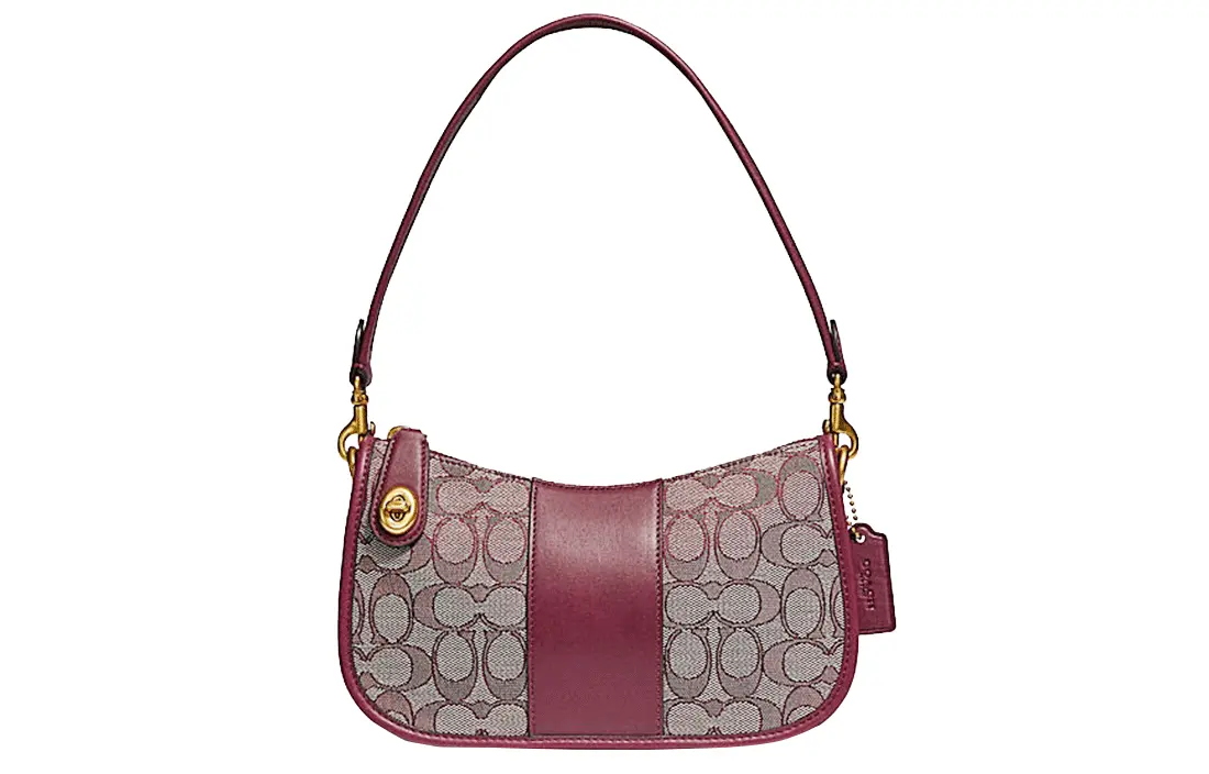 Свингер Жаккардовая Ткань С Кожаной Сумочкой Через Плечо Средний Размер Женская Бордовый Красный Коричневый Монограмм COACH
Свингер Жаккардовая Ткань С Кожаной Сумочкой Через Плечо Средний Размер Женская Бордовый Красный Коричневый Монограмм COACH