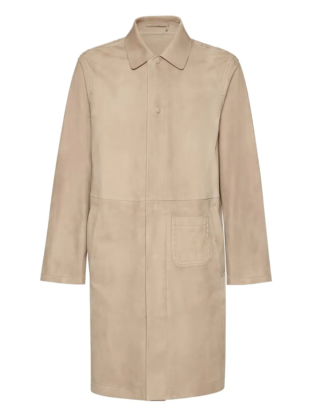 Замшевое пальто Ferragamo, нейтральный
Замшевое пальто Ferragamo, нейтральный