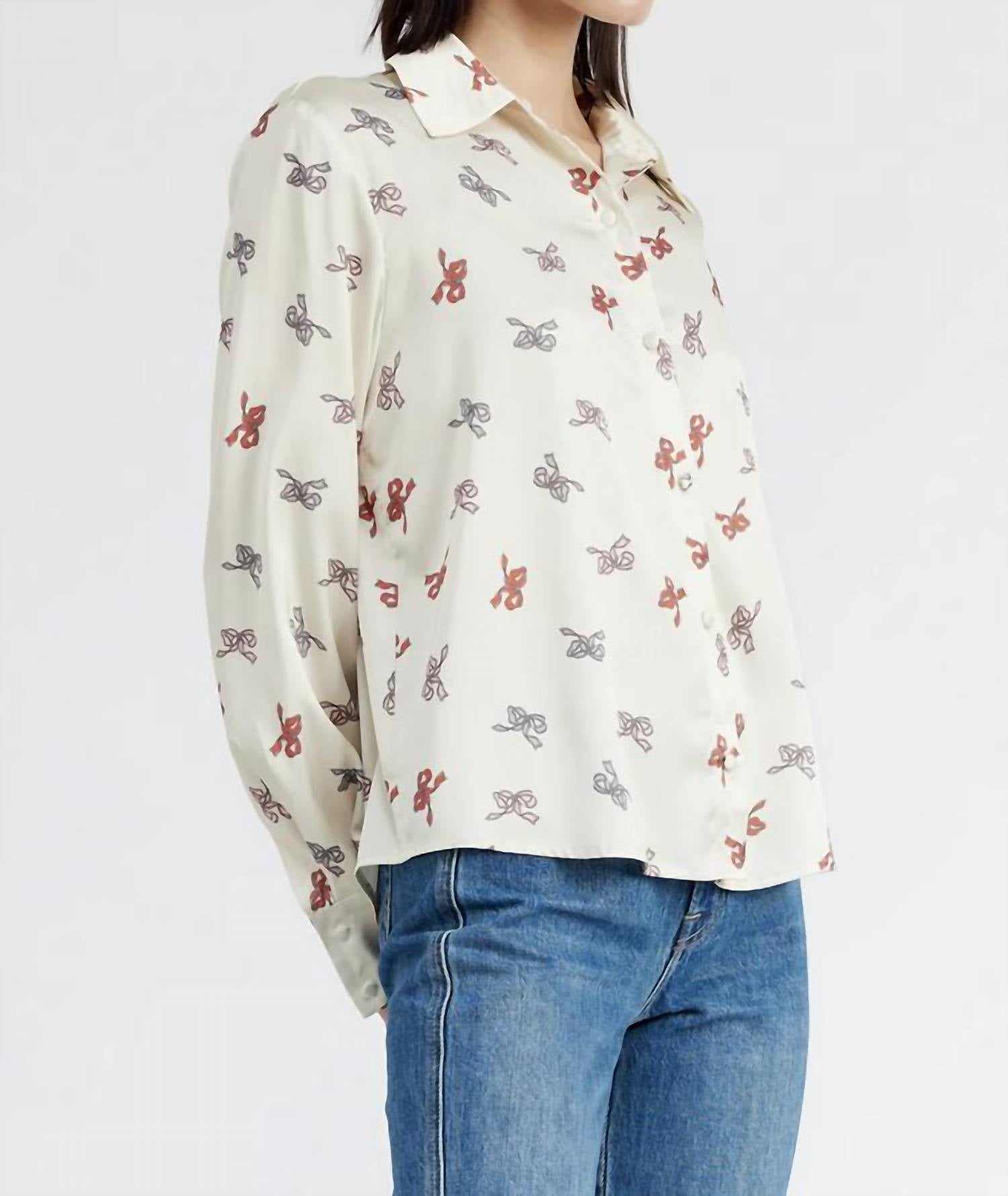 Топ Maeve с лентой цвета слоновой кости Jacquie The Label
Топ Maeve с лентой цвета слоновой кости Jacquie The Label