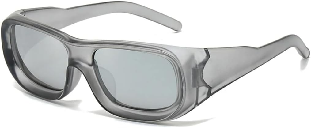 Ретро-солнцезащитные очки конфетных цветов для женщин и мужчин, для спорта на открытом воздухе, с зеркальными линзами и защитой от УФ-излучения UV400, в стиле панк UATXTAU, Matte Gray Silver
Ретро-солнцезащитные очки конфетных цветов для женщин и мужчин, для спорта на открытом воздухе, с зеркальными линзами и защитой от УФ-излучения UV400, в стиле панк UATXTAU, Matte Gray Silver