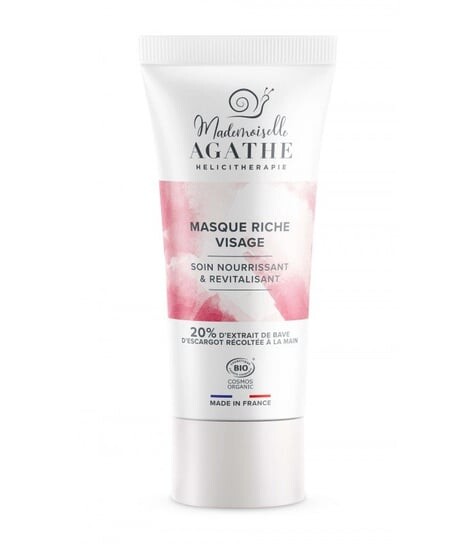 Насыщенная маска для лица со слизью улитки, питательная и восстанавливающая, Cosmos Organic, 75 мл Mlle Agathe
Насыщенная маска для лица со слизью улитки, питательная и восстанавливающая, Cosmos Organic, 75 мл Mlle Agathe