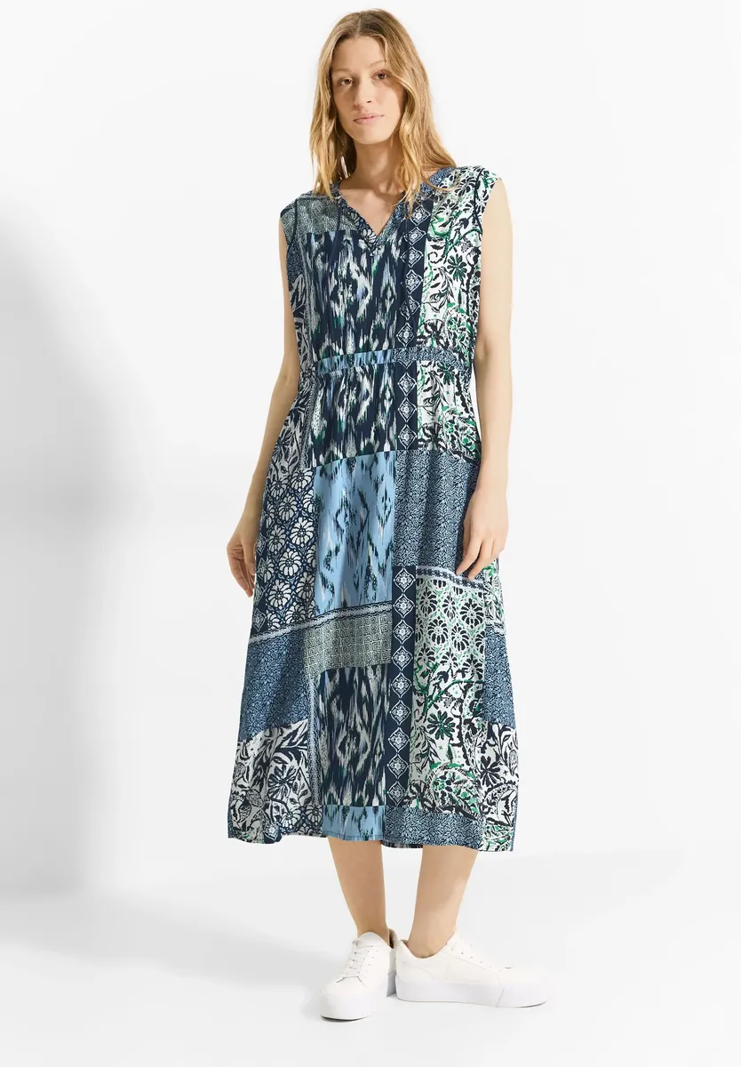 Летнее платье Cecil из вискозы, синий
Летнее платье Cecil из вискозы, синий