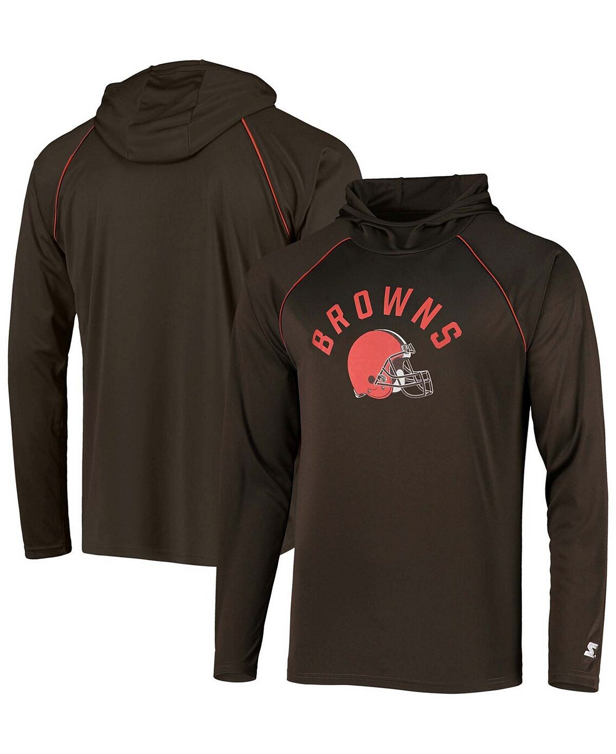 Мужская коричневая футболка с капюшоном с длинным рукавом cleveland browns raglan с капюшоном Starter, коричневый
Мужская коричневая футболка с капюшоном с длинным рукавом cleveland browns raglan с капюшоном Starter, коричневый