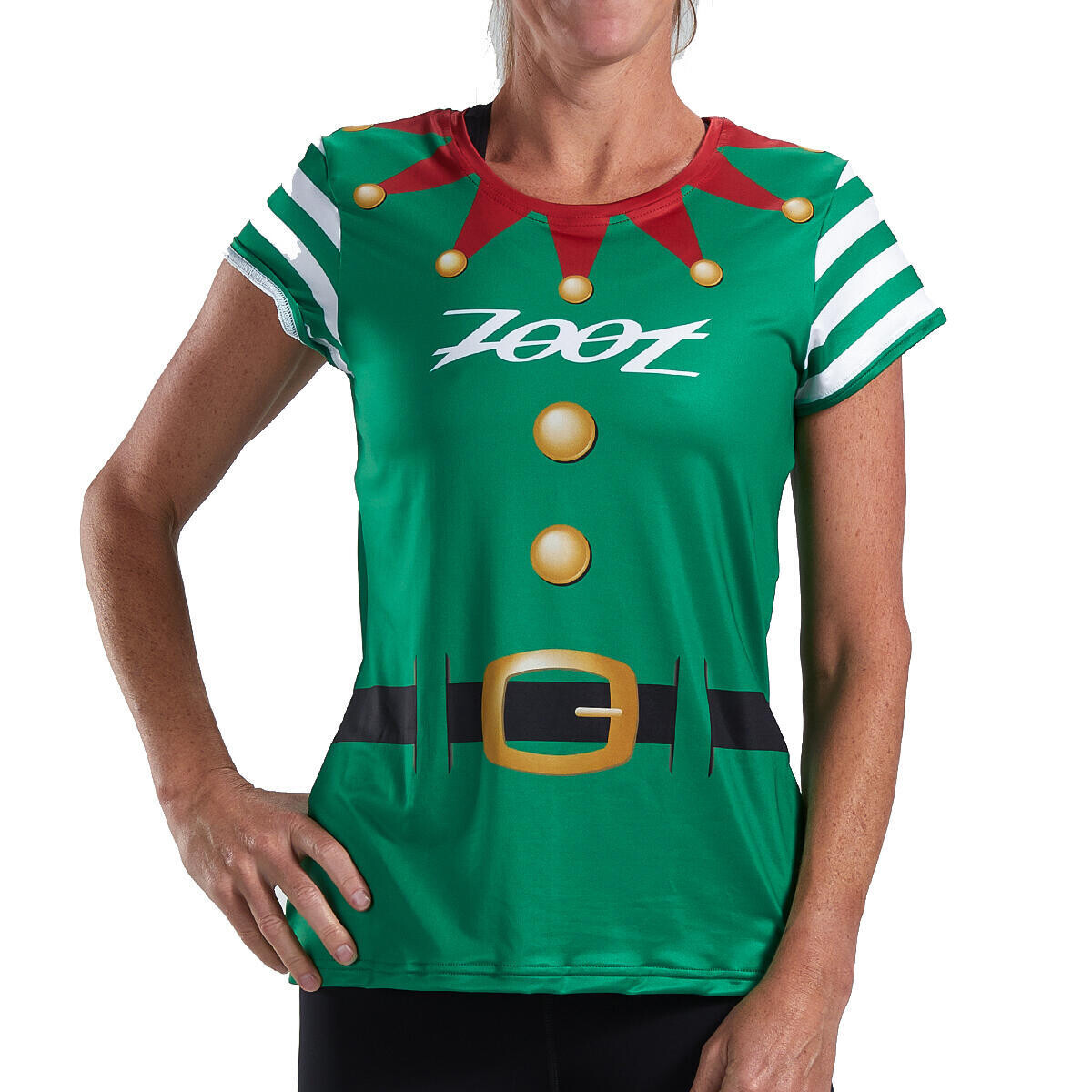 Женская беговая футболка LTD из джерси с коротким рукавом - Elf ZOOT, красный черный
Женская беговая футболка LTD из джерси с коротким рукавом - Elf ZOOT, красный черный