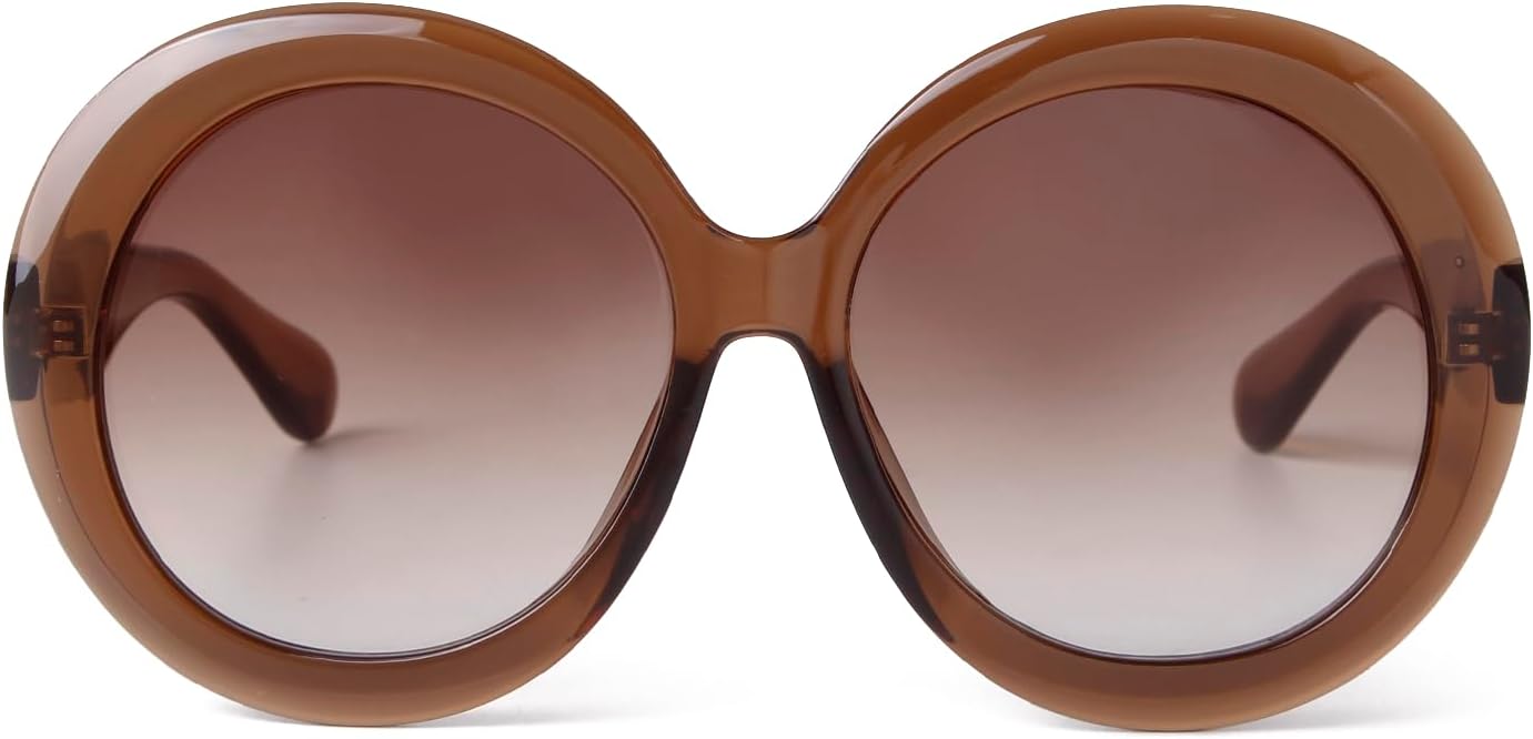 Солнцезащитные очки ADE WU большого размера, круглые, для женщин, винтажный стиль 60-70-х годов, крупная оправа, защита от УФ-излучения UV 400, размер XL, Brown/Brown Gradient Lense
Солнцезащитные очки ADE WU большого размера, круглые, для женщин, винтажный стиль 60-70-х годов, крупная оправа, защита от УФ-излучения UV 400, размер XL, Brown/Brown Gradient Lense