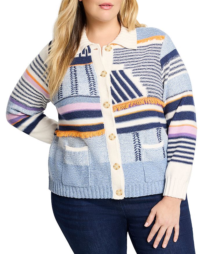 Кардиган с узором Play Button Front NIC+ZOE Plus, мультиколор
Кардиган с узором Play Button Front NIC+ZOE Plus, мультиколор