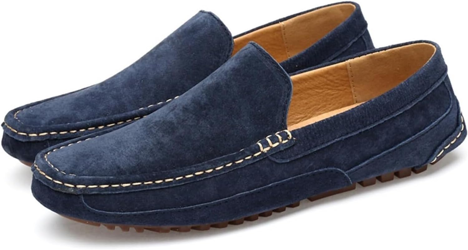 Мужские ручные лоферы из замши без шнурков, модные с круглым носком, широкой подошвой, нескользящие, повседневные и формальные, лодочные, и, классические пенни-лоферы Generic, синий
Мужские ручные лоферы из замши без шнурков, модные с круглым носком, широкой подошвой, нескользящие, повседневные и формальные, лодочные, и, классические пенни-лоферы Generic, синий