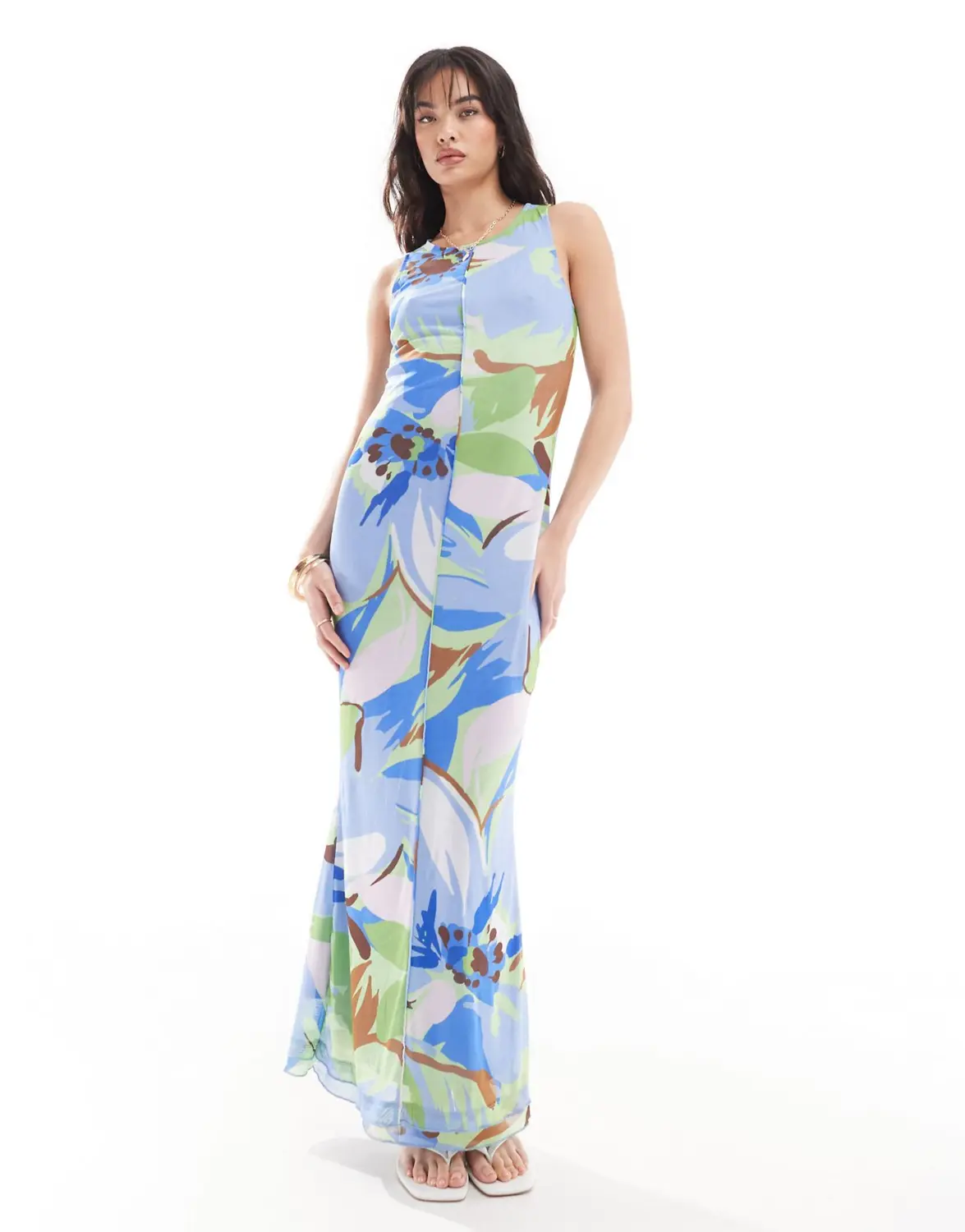 Платье Vero Moda Sleeveless Lettuce Edge Mesh In Floral Print, фиолетовый/мультиколор
Платье Vero Moda Sleeveless Lettuce Edge Mesh In Floral Print, фиолетовый/мультиколор